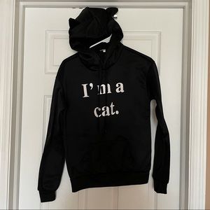 Cat hoodie with ears !